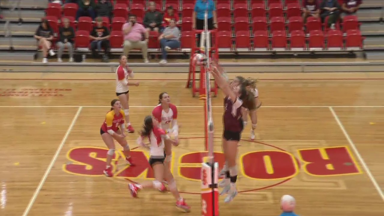 Moline Lady Maroons volleyball wins over Rock Island Lady Rocks 20