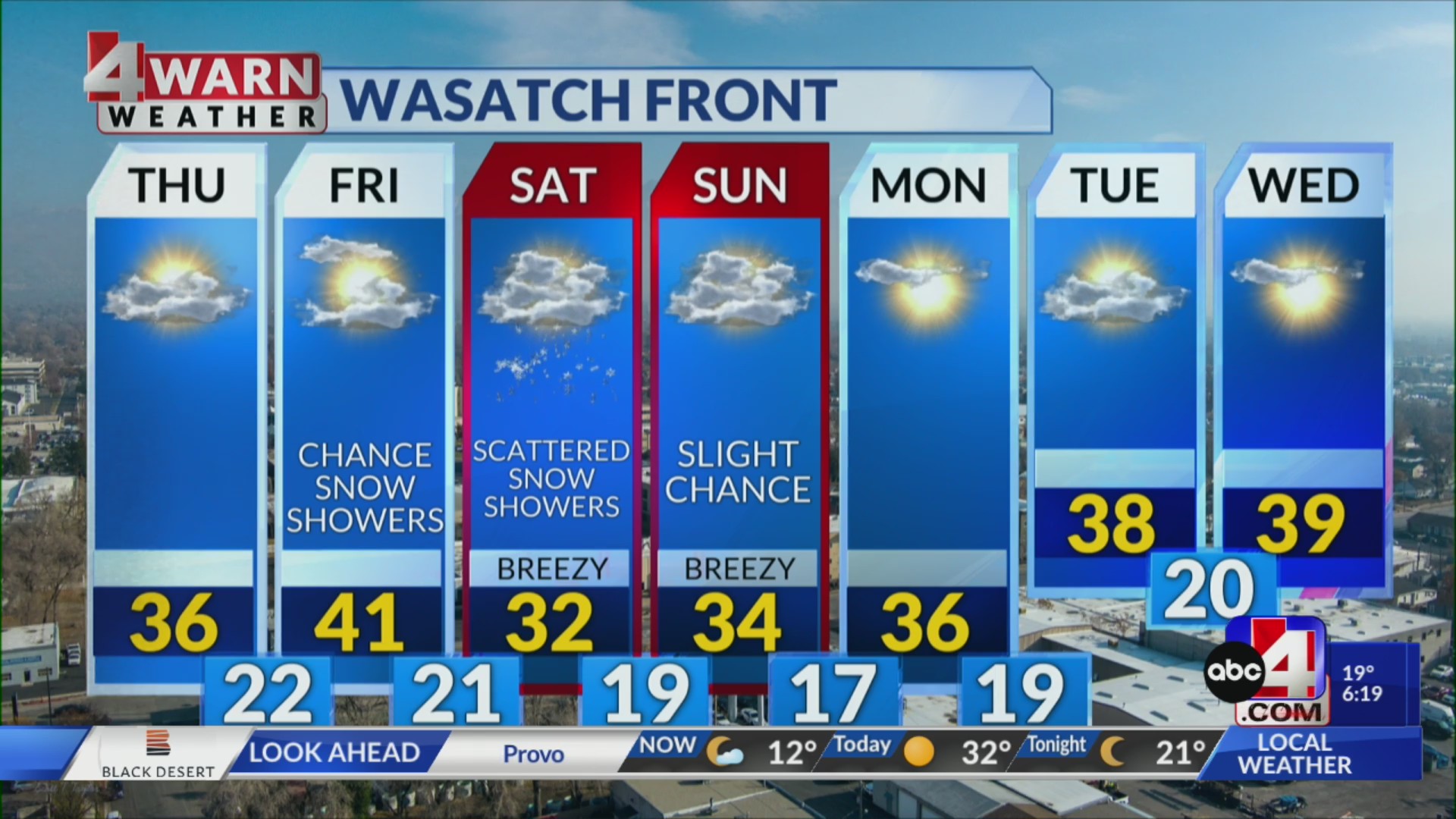 Frosty start to Thursday as slight warming trend continues for Utah ...
