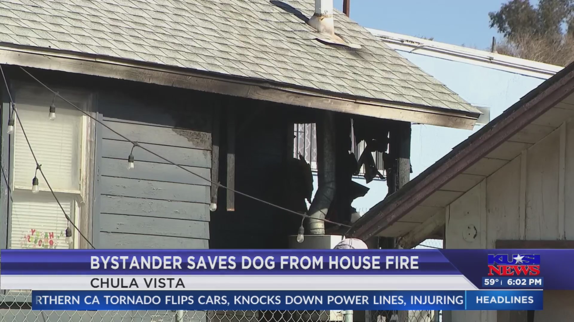 Bystander saves dog from house fire – FOX 5 San Diego & KUSI News