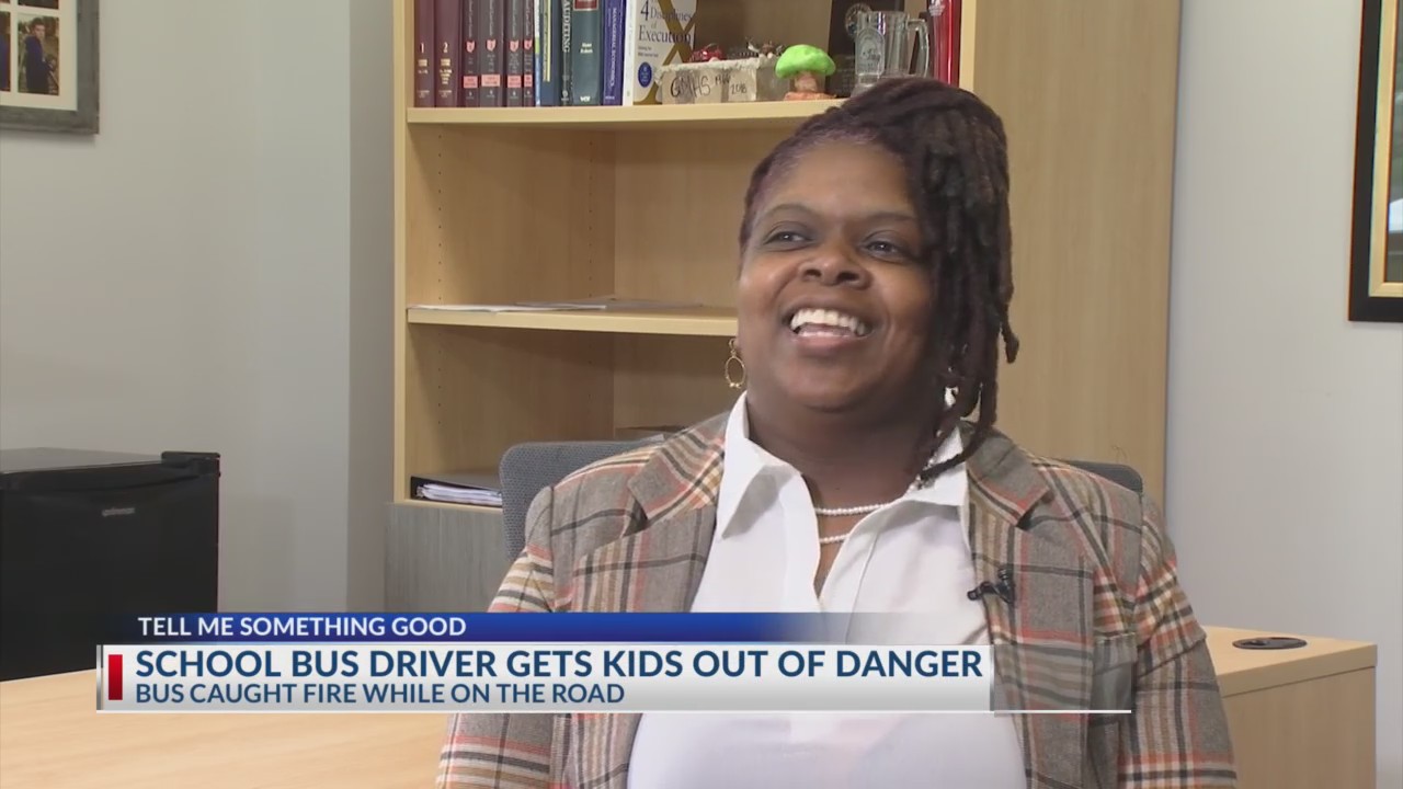 School bus driver gets kids out of danger when bus catches fire – NBC4 ...
