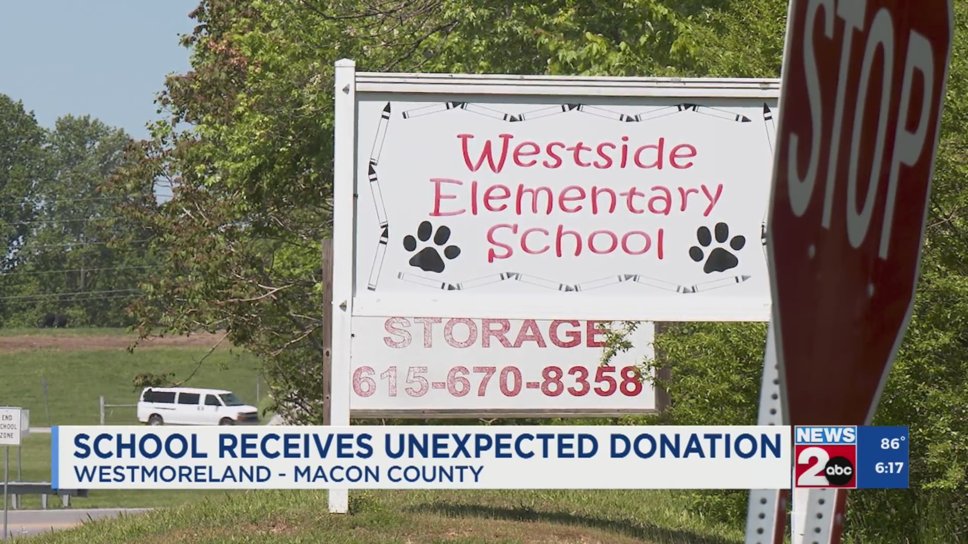 Westmoreland elementary school receives unexpected donation WKRN News 2