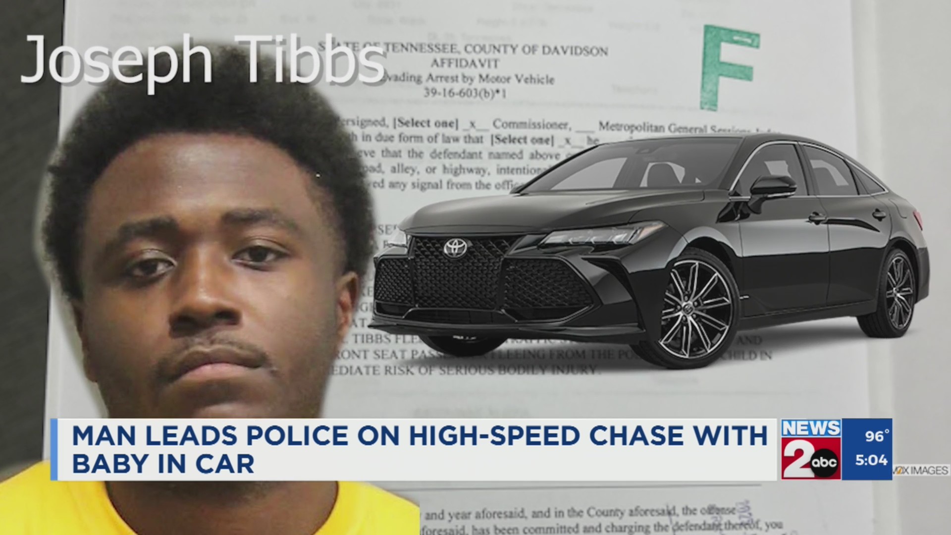 Nashville man arrested following high-speed chase with baby in car ...