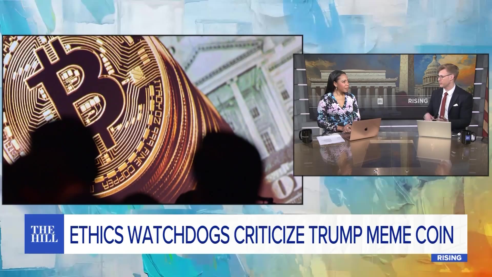 Don Jr grilled on CNBC Over Trump meme coin | RISING