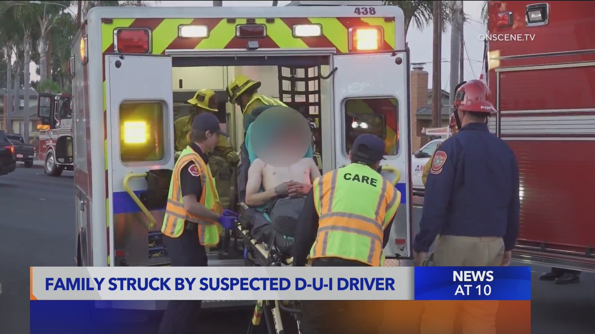 Family struck by suspected DUI driver – KTLA
