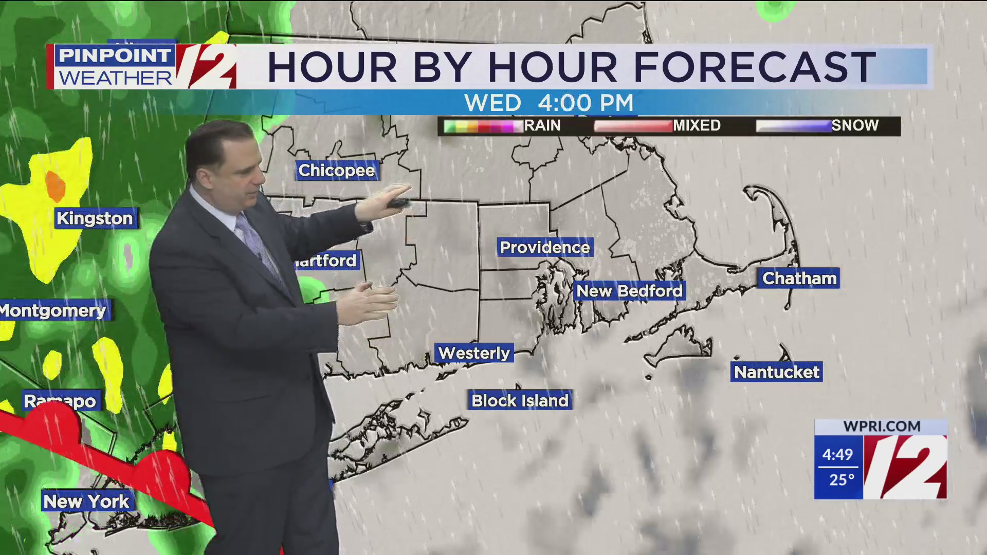 WPRI 12 Weather Forecast for 3/4/25: Not as cold today, but breezy ...