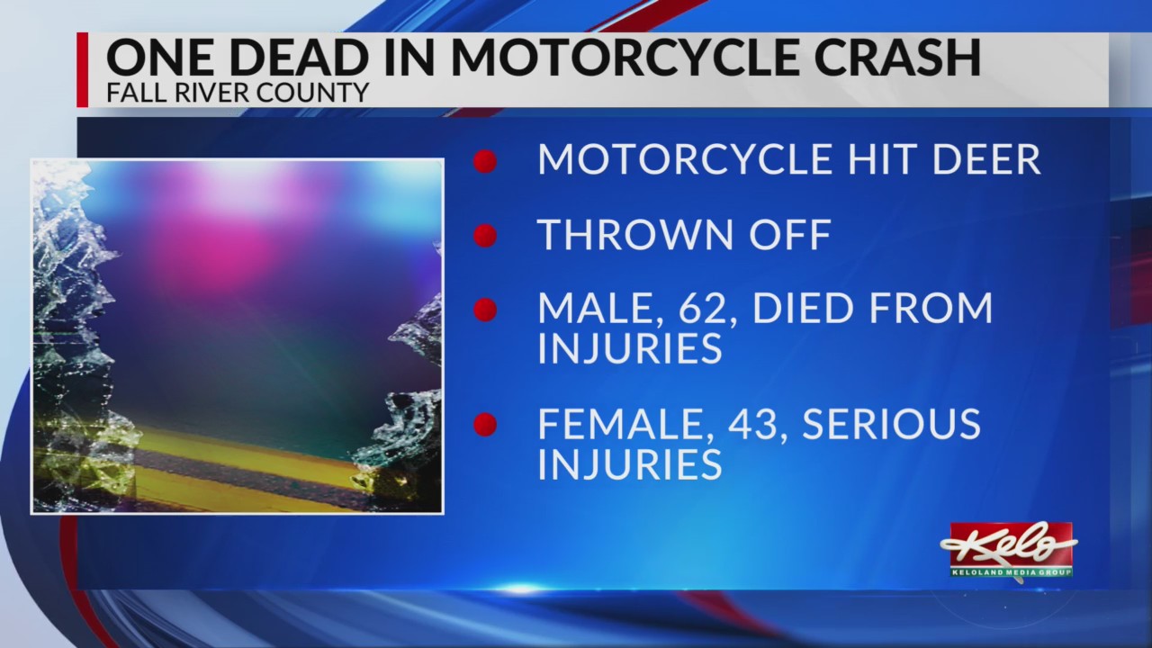 1 dead, 1 injured after motorcycle hits deer – KELOLAND.com