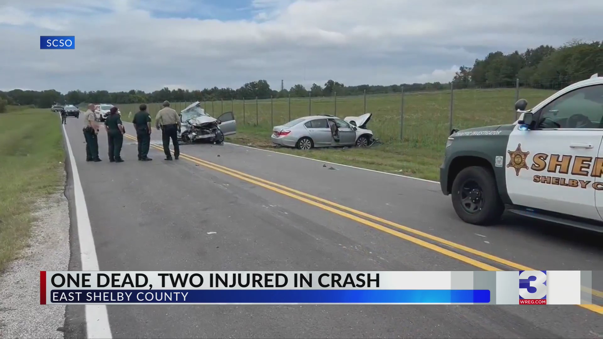 1 man dead, 2 injured in Farm Road car crash