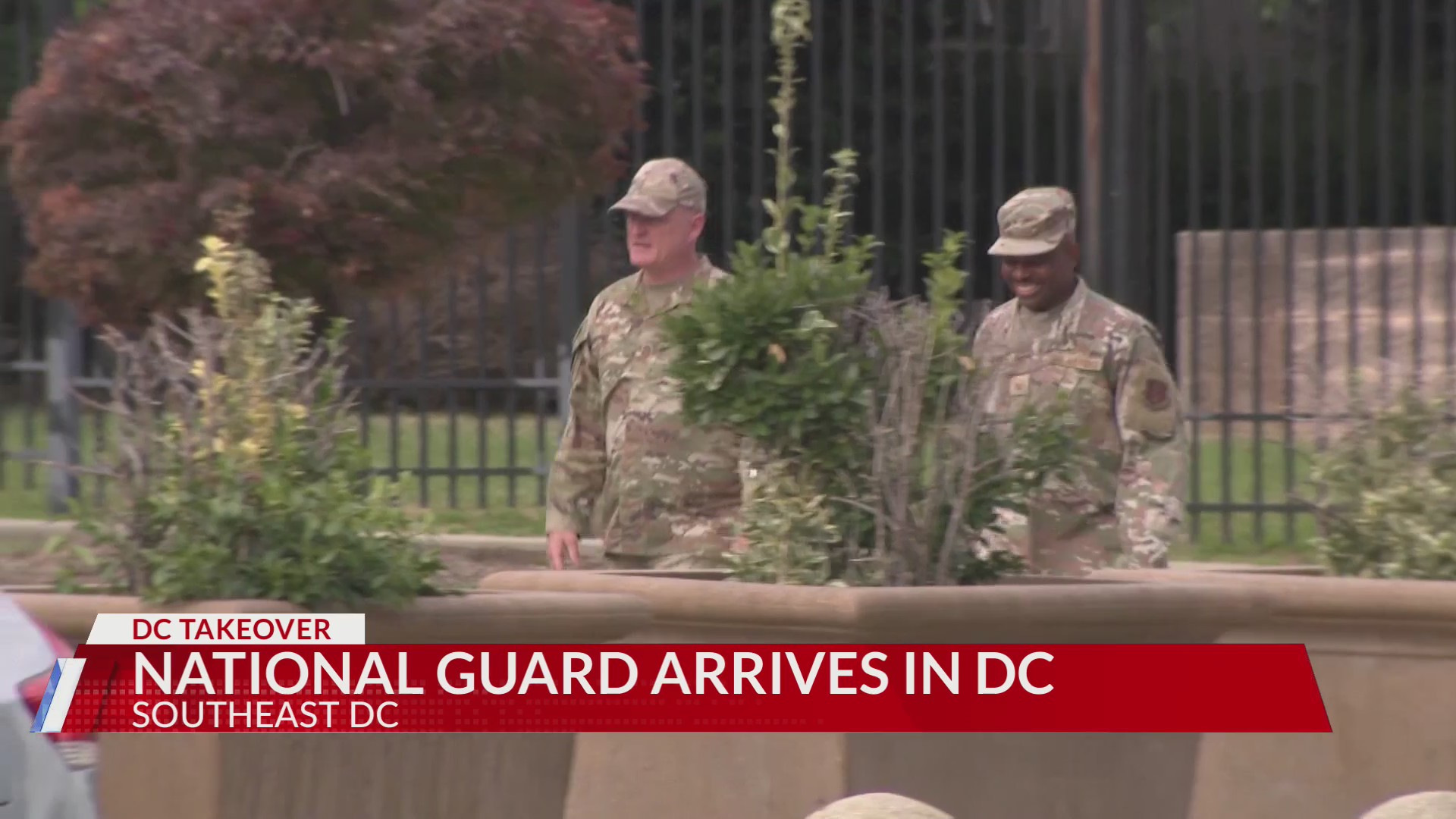 National Guard members arrive in DC as President Trump declares a ...