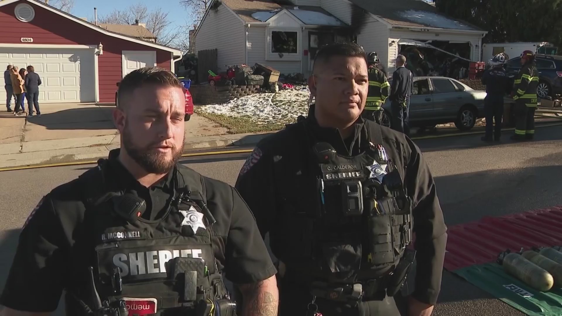 Arapahoe County deputies rescue 2 children from backyard of burning ...
