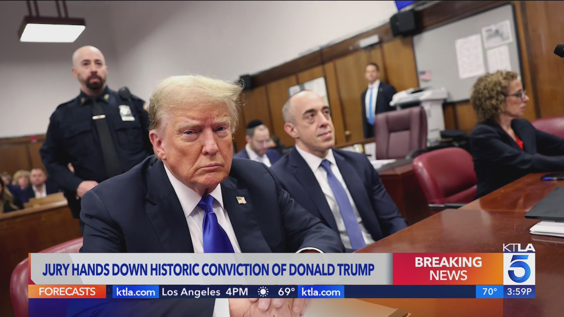 Trump becomes first former US president to be convicted of felony ...