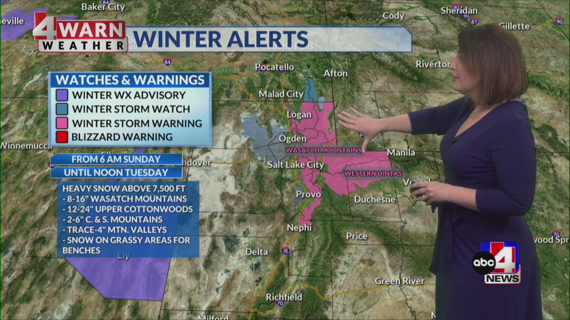 Warm and windy Saturday before stormy Sunday – ABC4 Utah