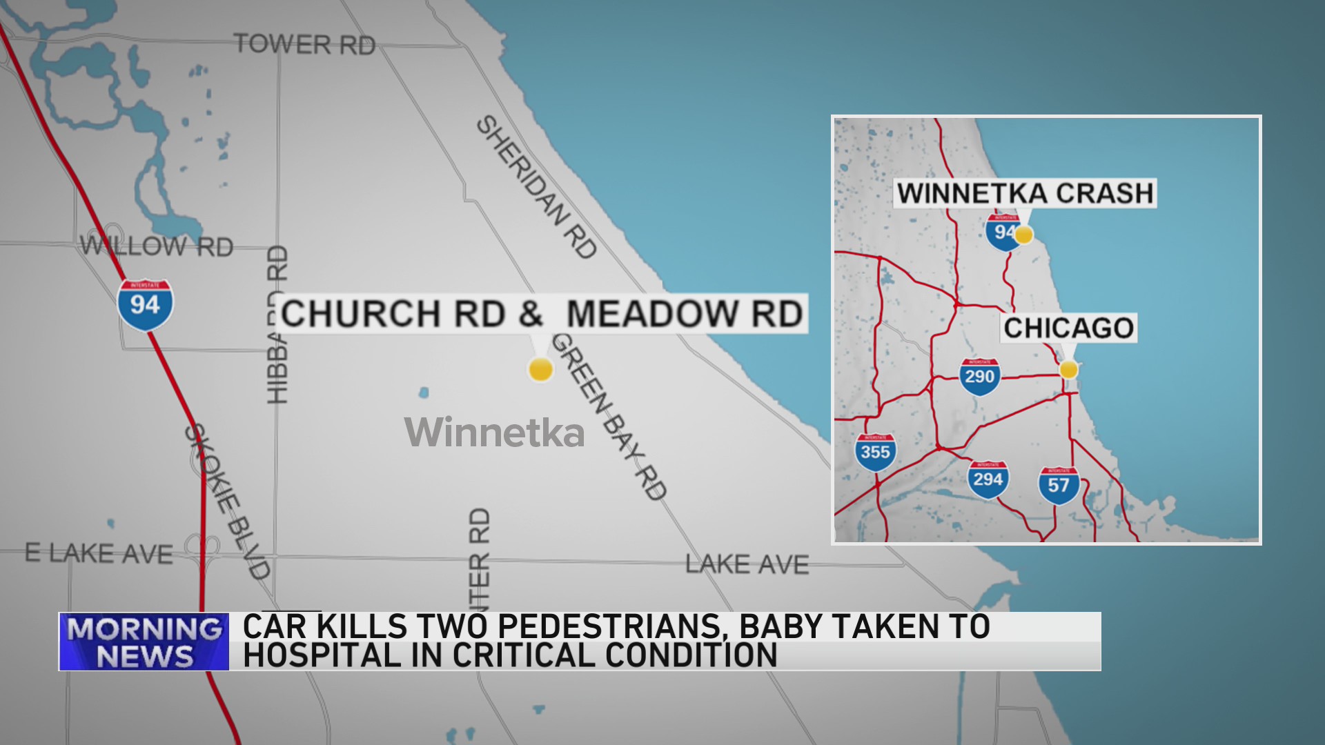 2 killed, infant critically injured in Winnetka crash – WGN-TV
