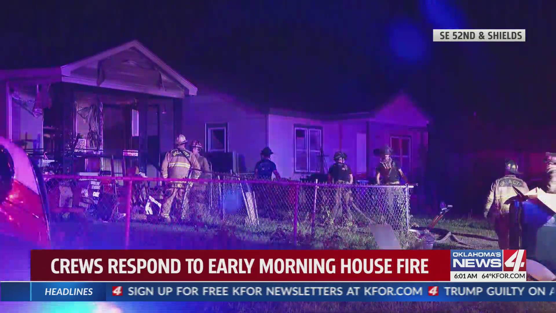Firefighters battle house fire in SE Oklahoma City – KFOR.com Oklahoma City