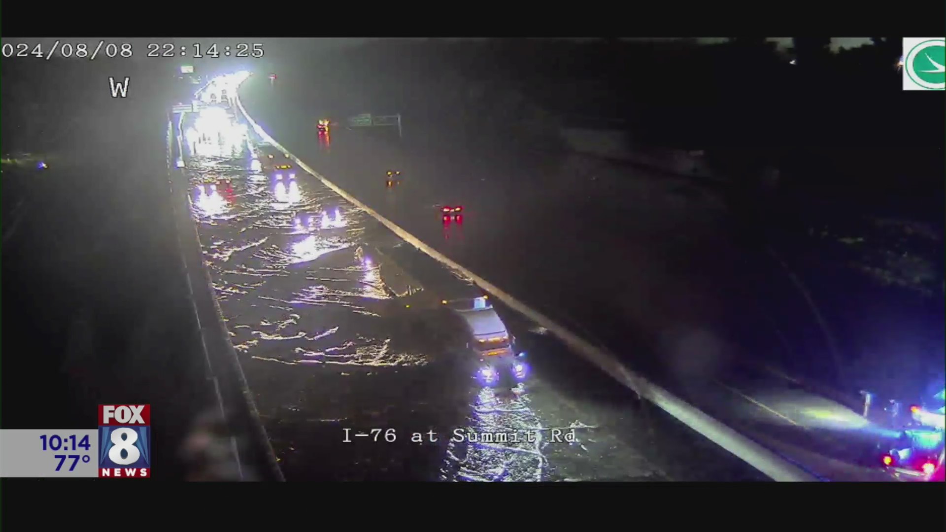 Flash flooding seen on Summit County roadways – Fox 8 Cleveland WJW