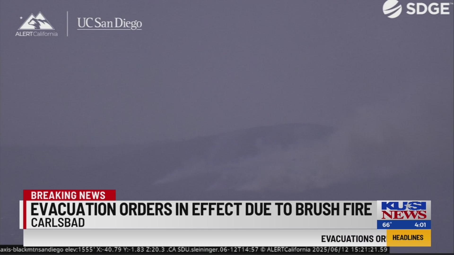 Evacuation orders in effect due to brush fire – FOX 5 San Diego & KUSI News