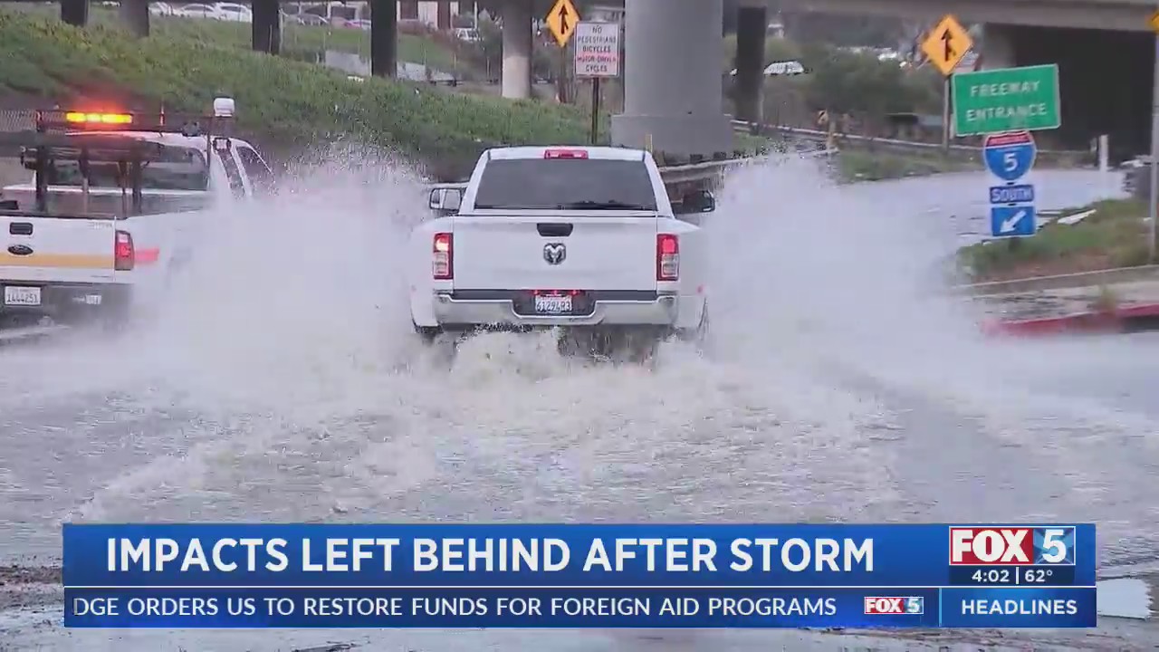Impacts left behind after rainstorm – FOX 5 San Diego & KUSI News