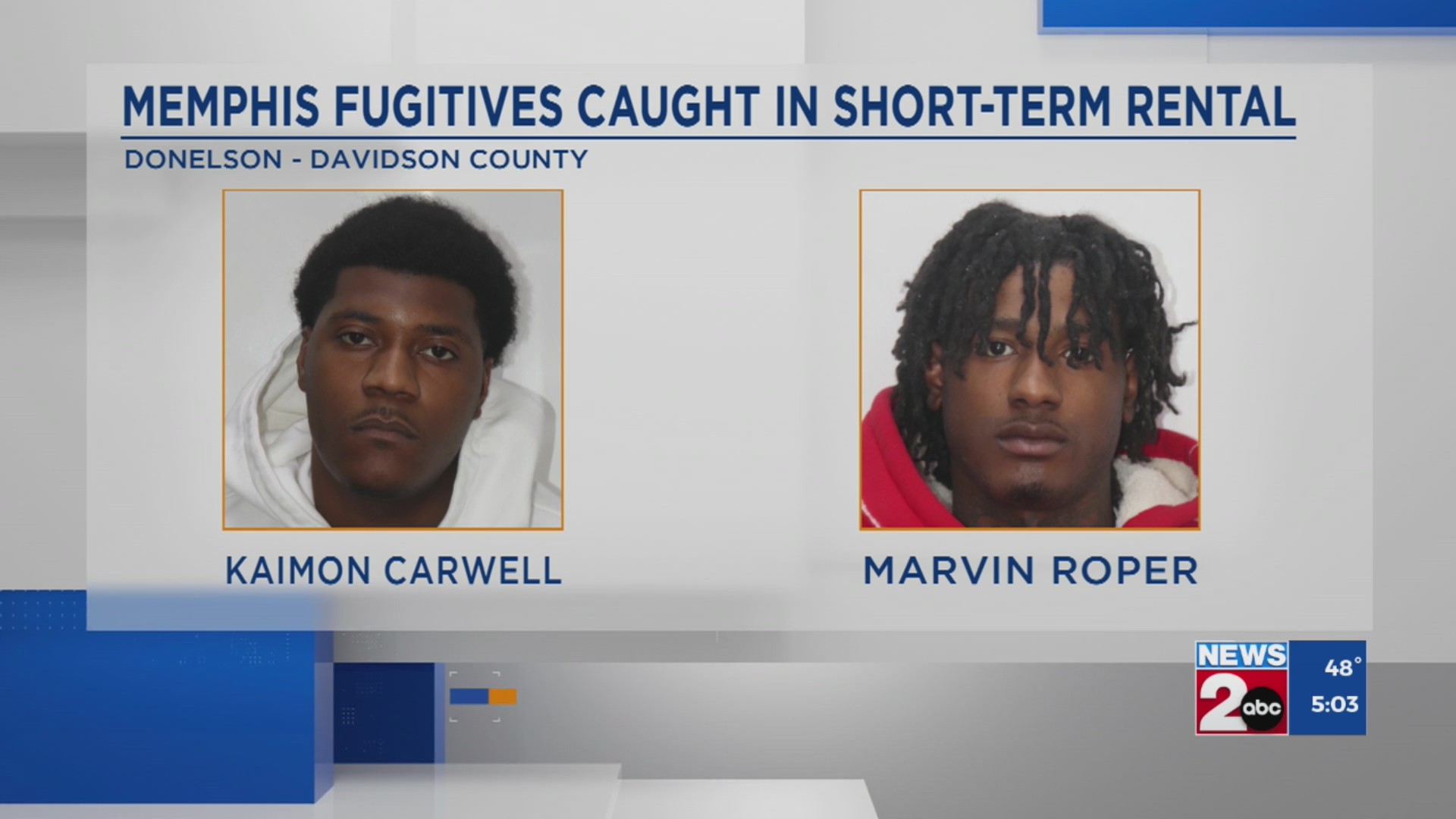 Nashville police arrest two suspects wanted out of Memphis – WKRN News 2