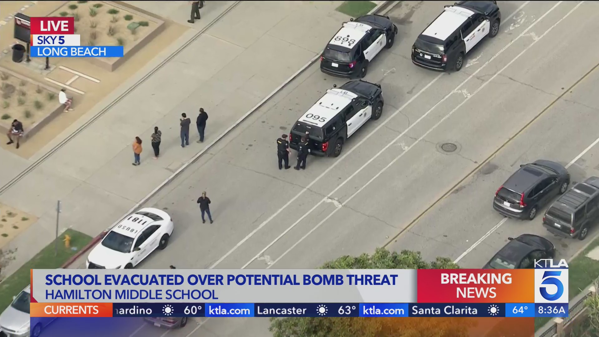 Southern California Middle School Evacuated Due To Potential Bomb