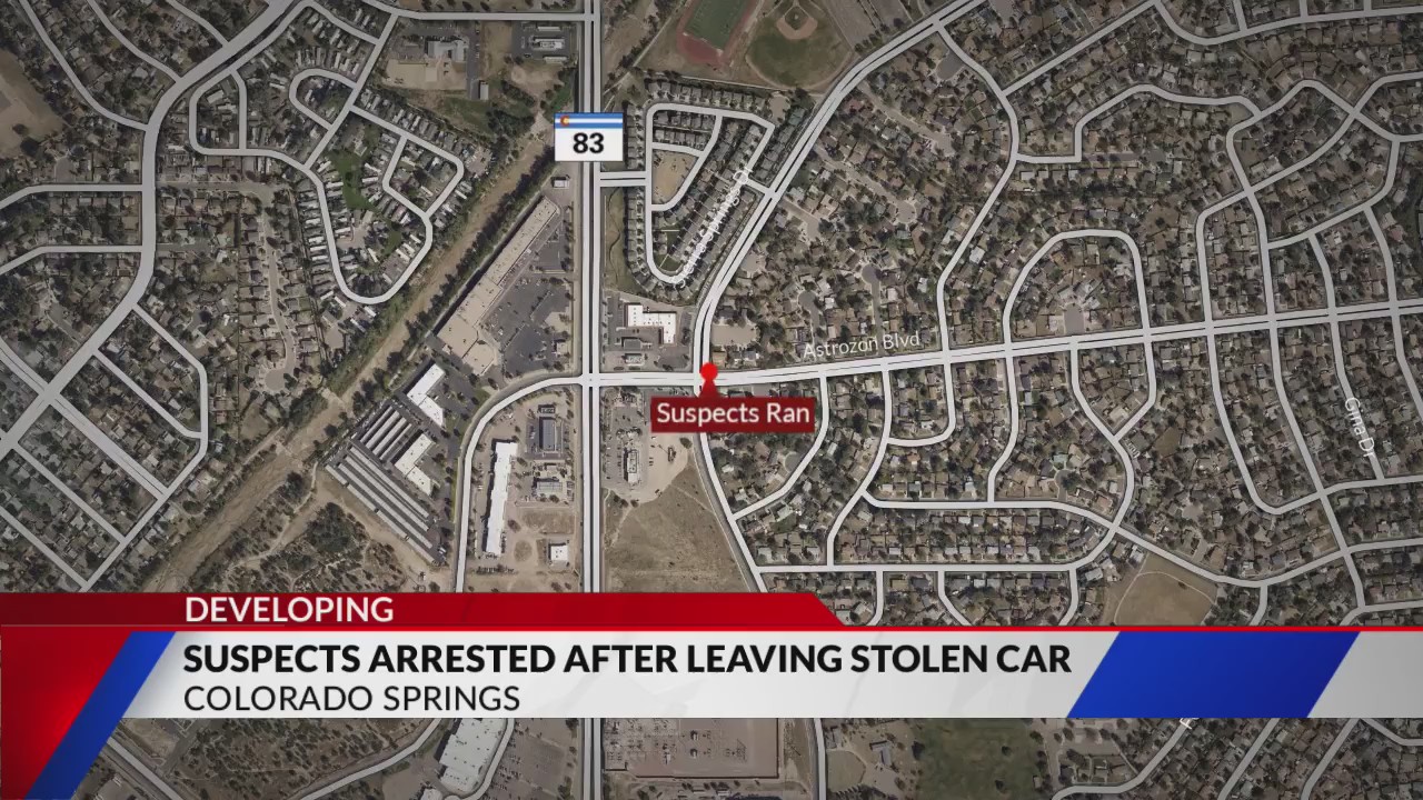 CSPD: Suspects arrested after running from stolen car – FOX21 News Colorado