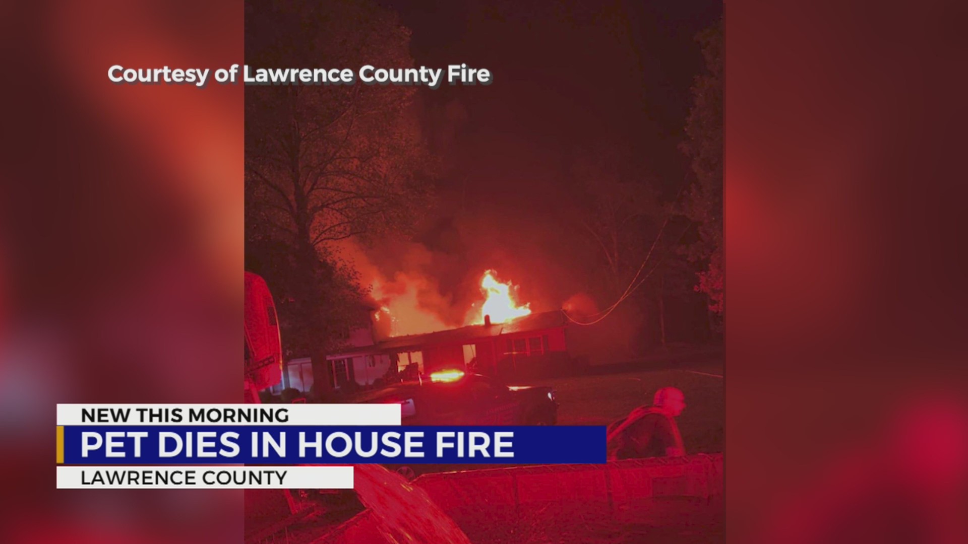 Pet dies in Lawrence Co. house fire – WKRN News 2