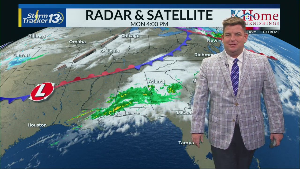 On and off rain continues – WBTW