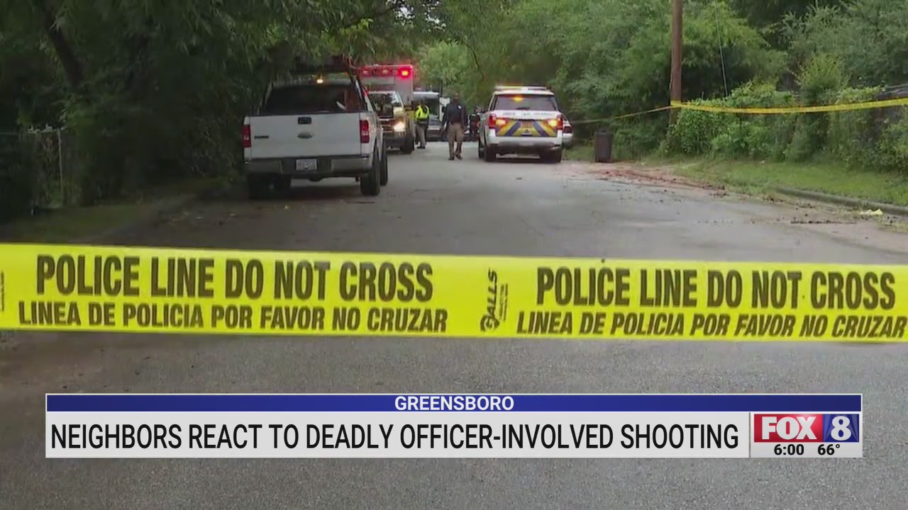 Greensboro neighbors react to deadly officer-involved shooting – FOX8 WGHP