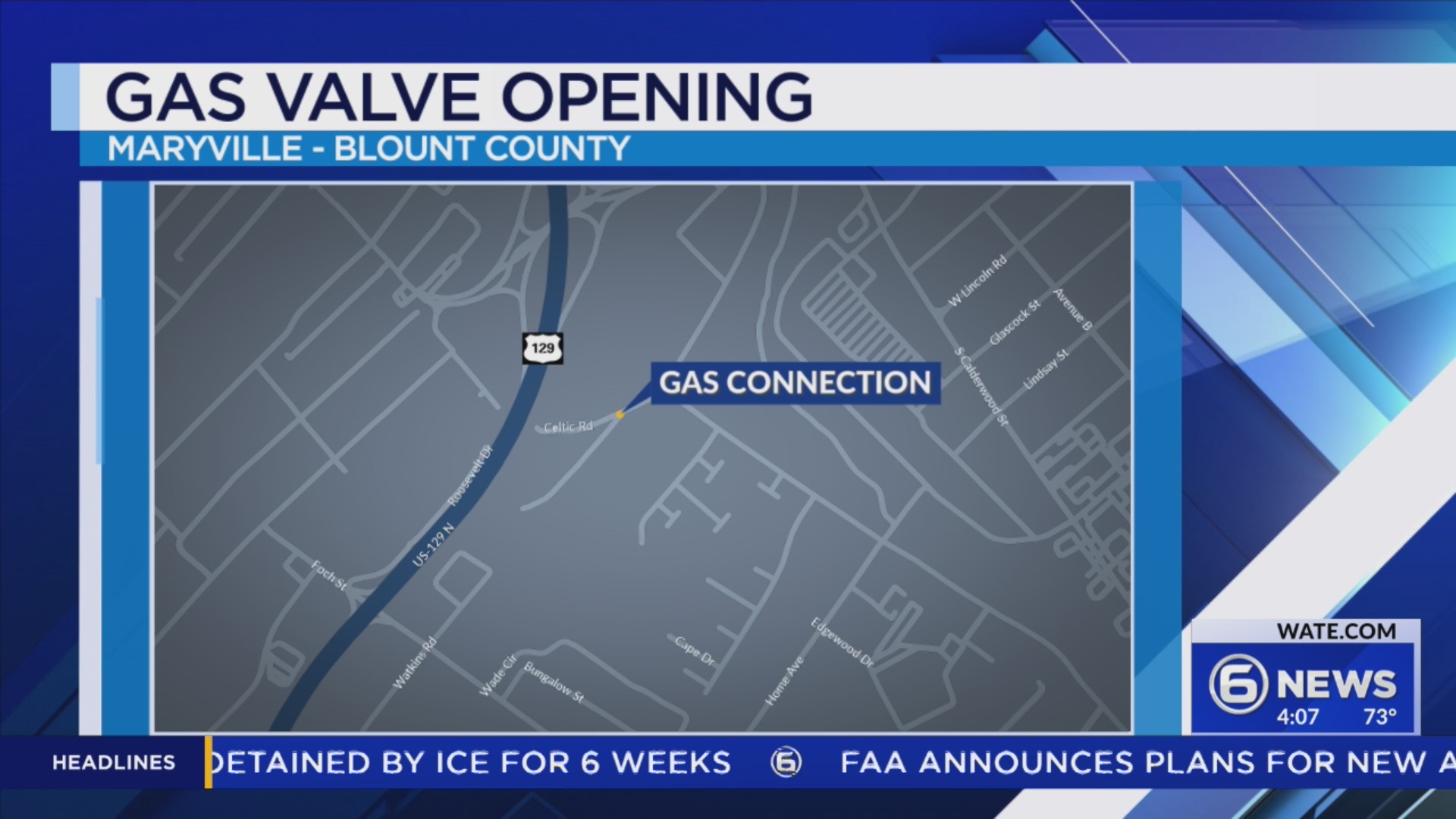 Charges pending after gas leak in Maryville – WATE 6 On Your Side