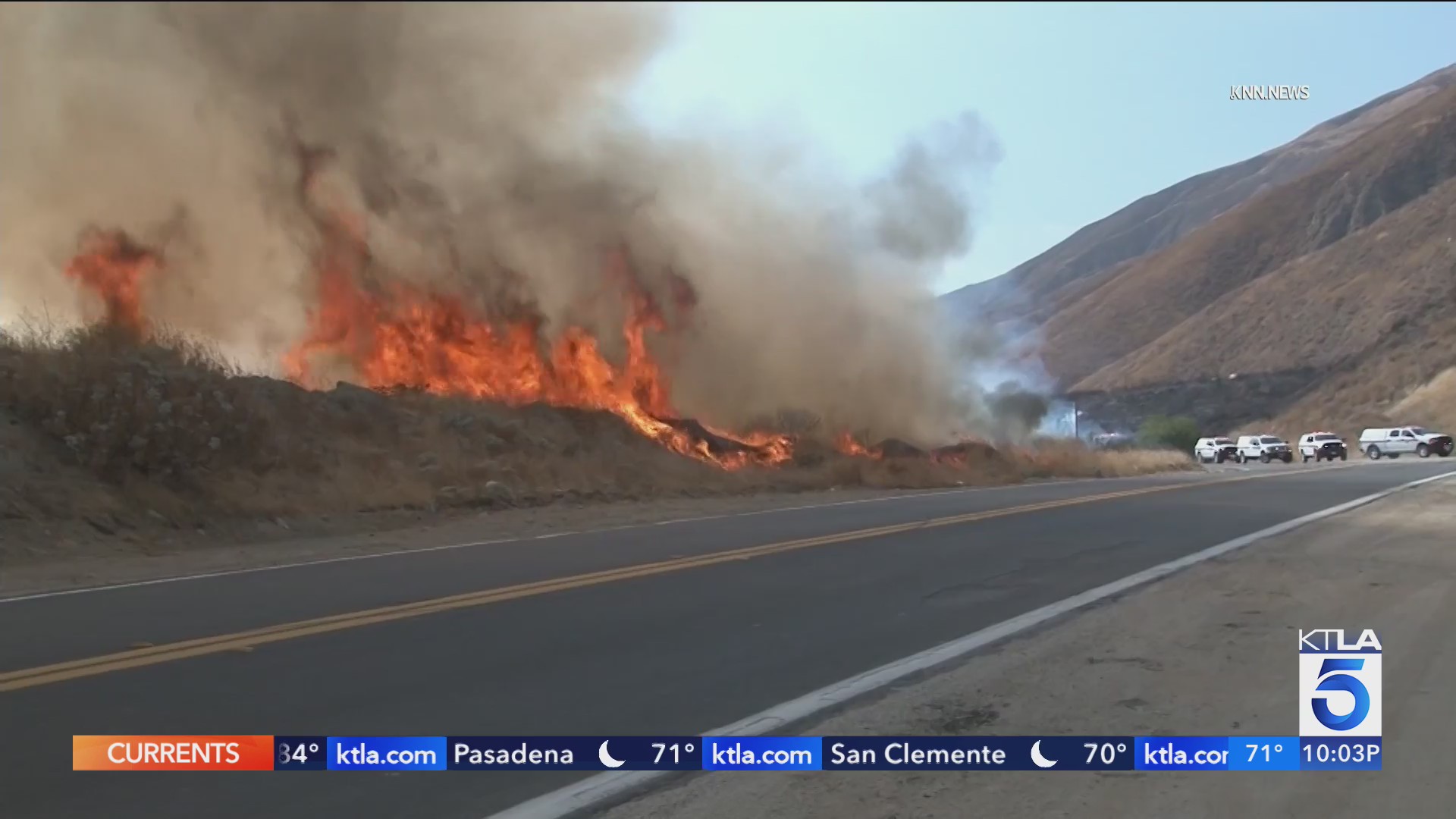 Riverside County wildfire prompts evacuation warnings – KTLA
