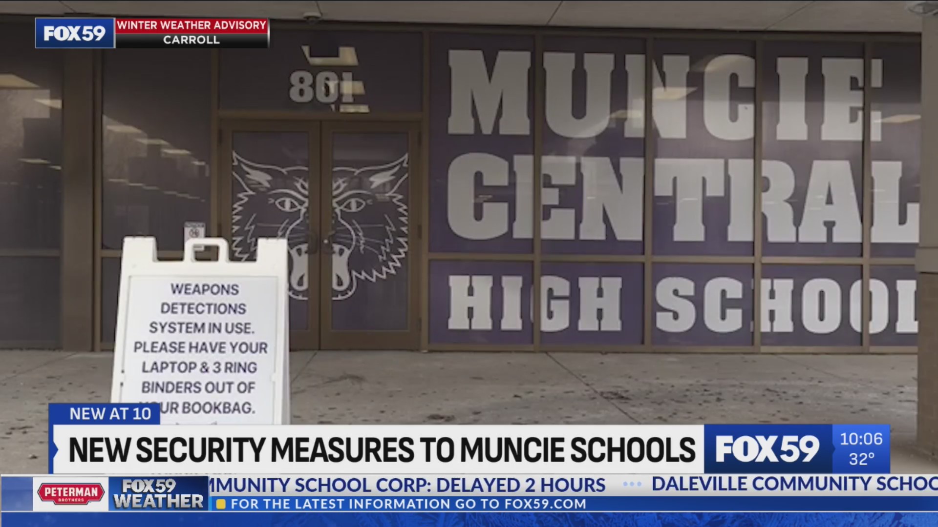 Muncie Central High School rolling out new weapons detection system ...