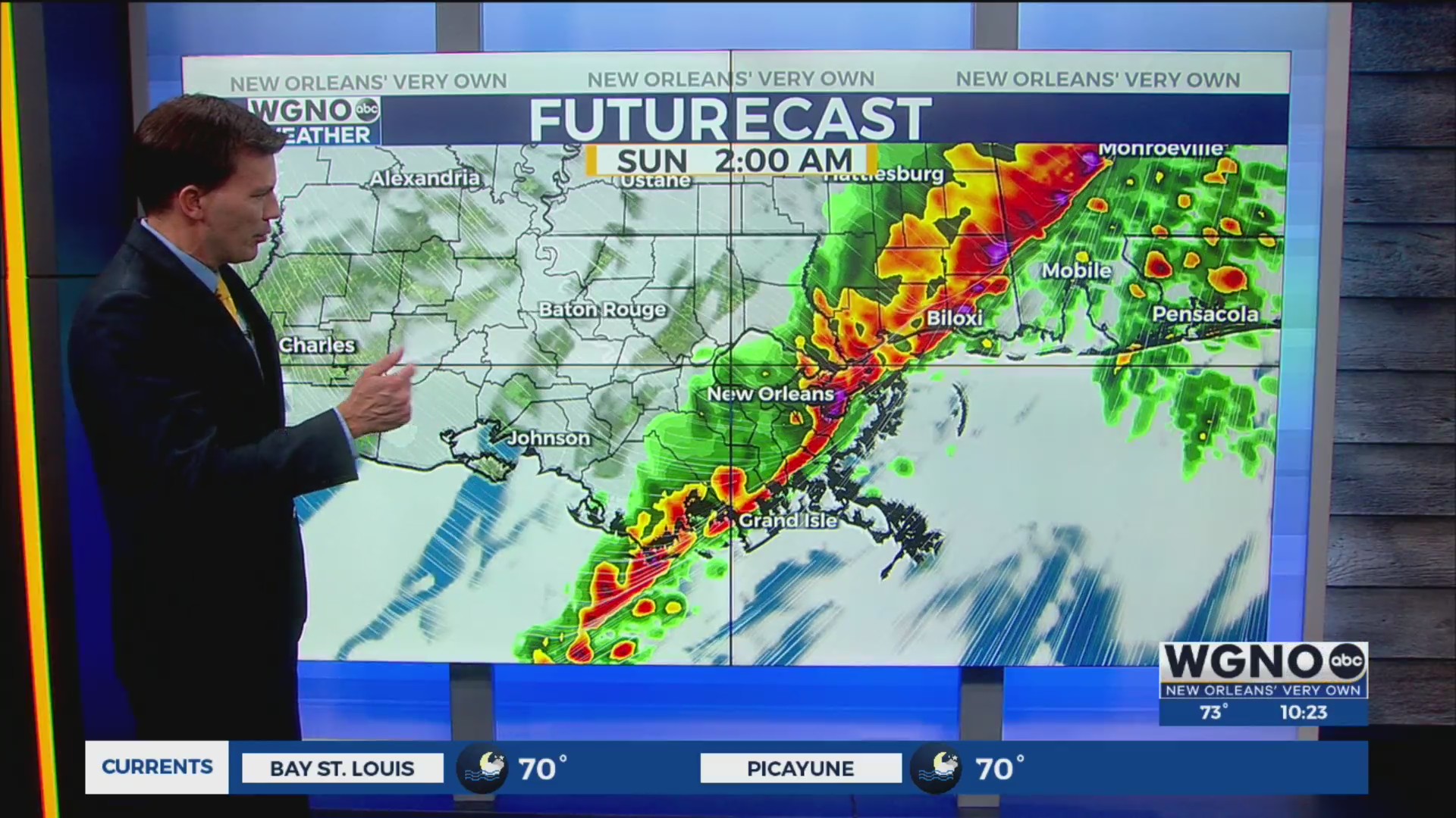 Storms tonight then cooler to start the week – WGNO