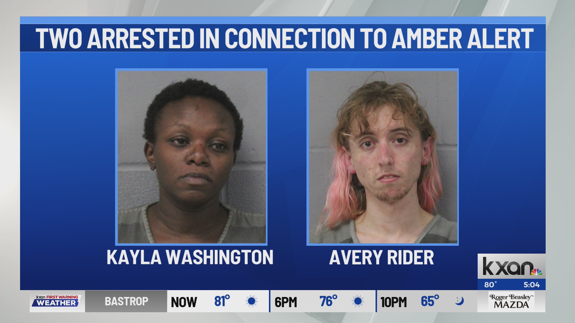 2 arrested in connection with Austin Amber Alert – KXAN Austin