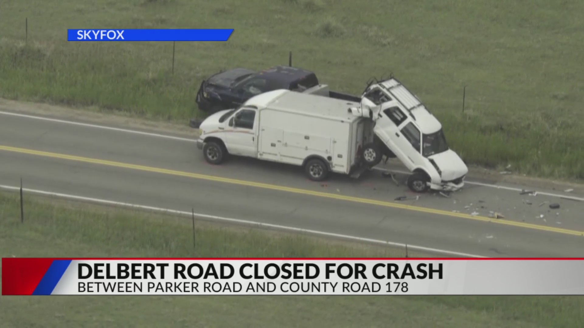 Road closed after crash in Douglas County – FOX31 Denver