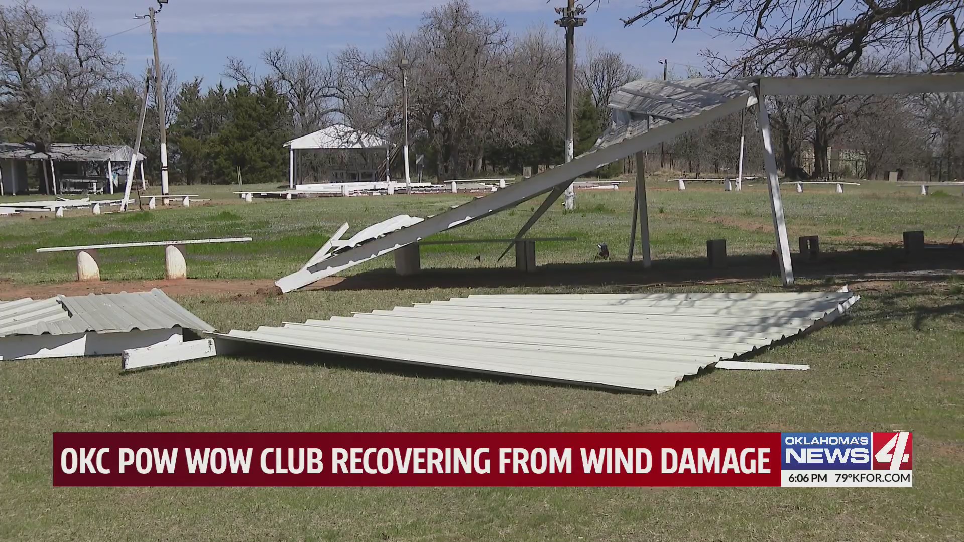 OKC Pow Wow Club recovering from wind damage – KFOR.com Oklahoma City
