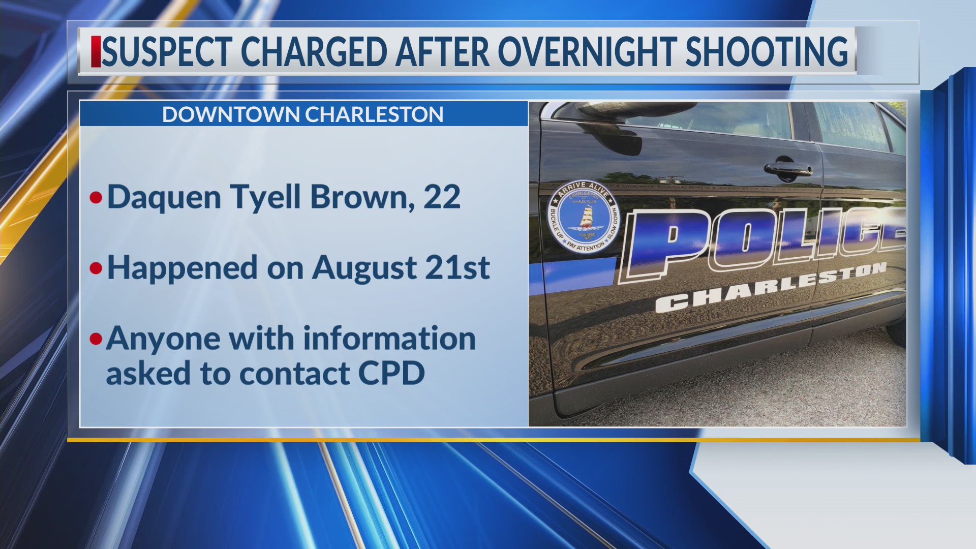 Suspect charged after early morning shooting on King Street – WCBD News 2