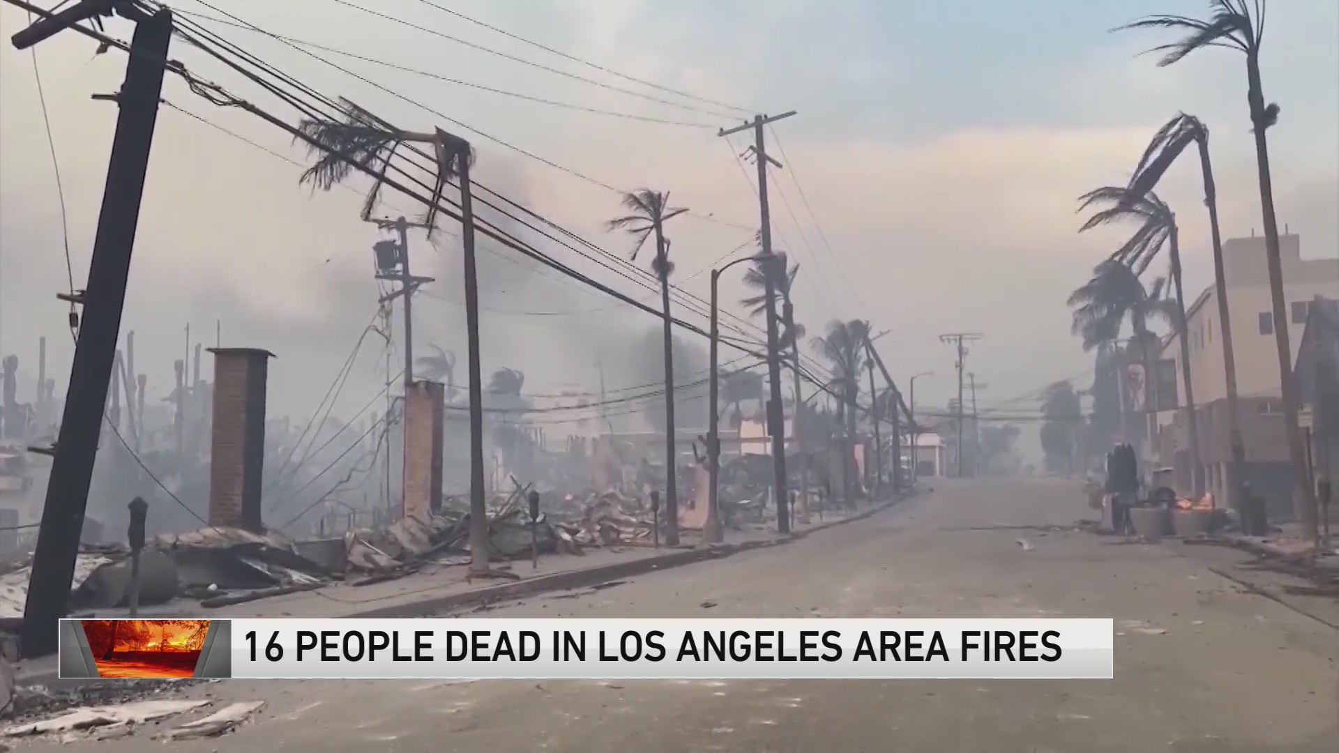 16 people dead in Los Angeles area fires – WGN-TV