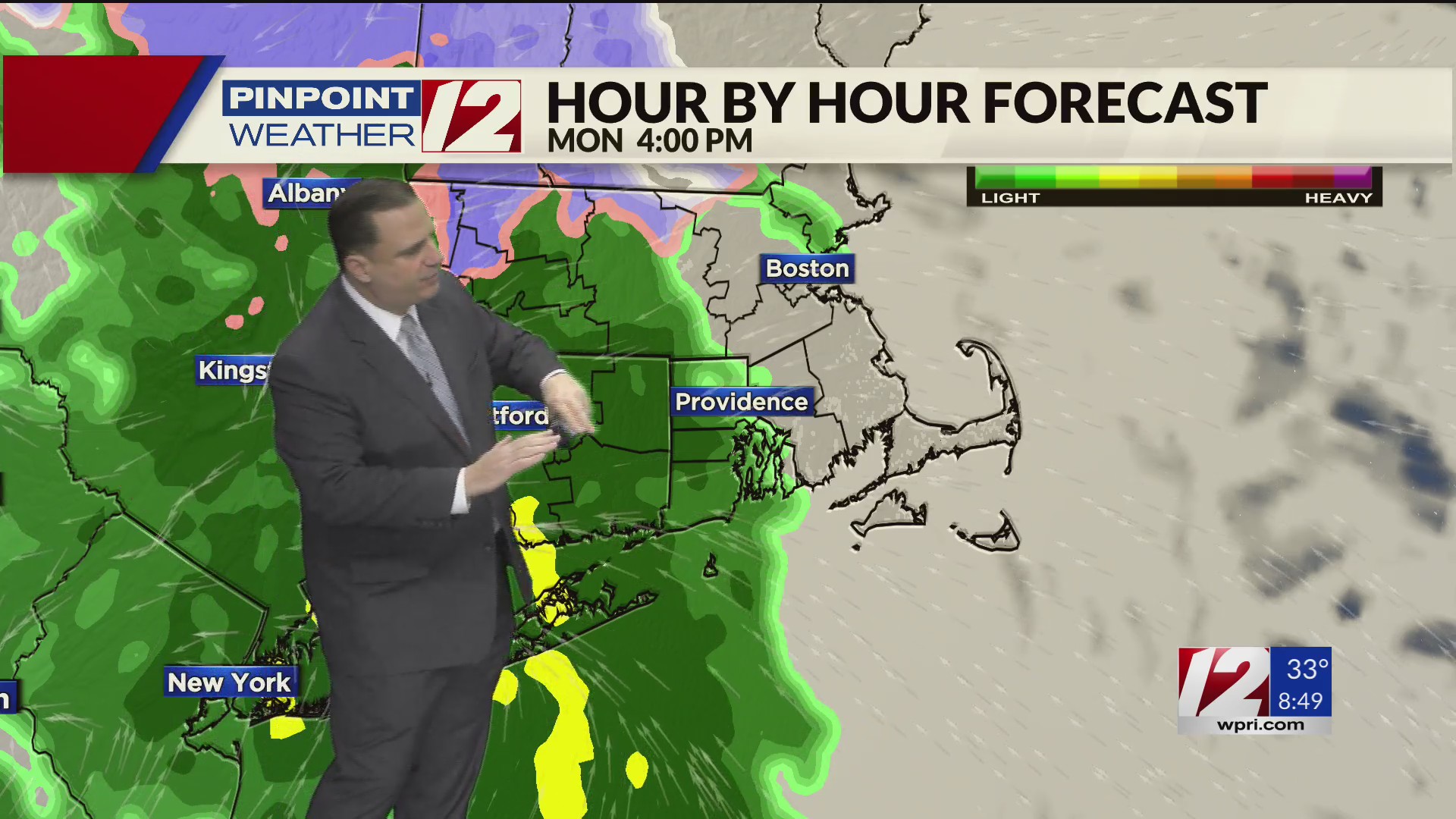 WPRI 12 Weather Forecast for 12/9/24: Rain arrives this afternoon ...