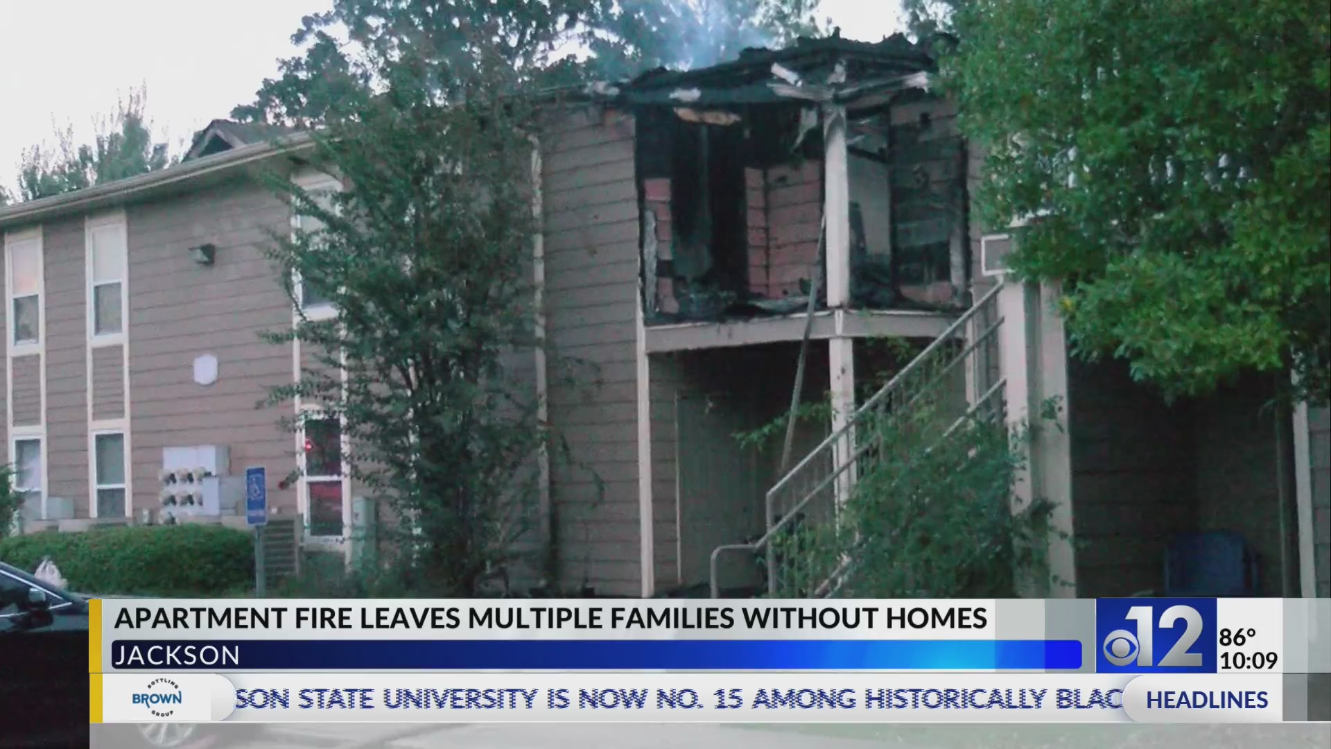 Fire displaces families at Jackson apartment complex – WJTV