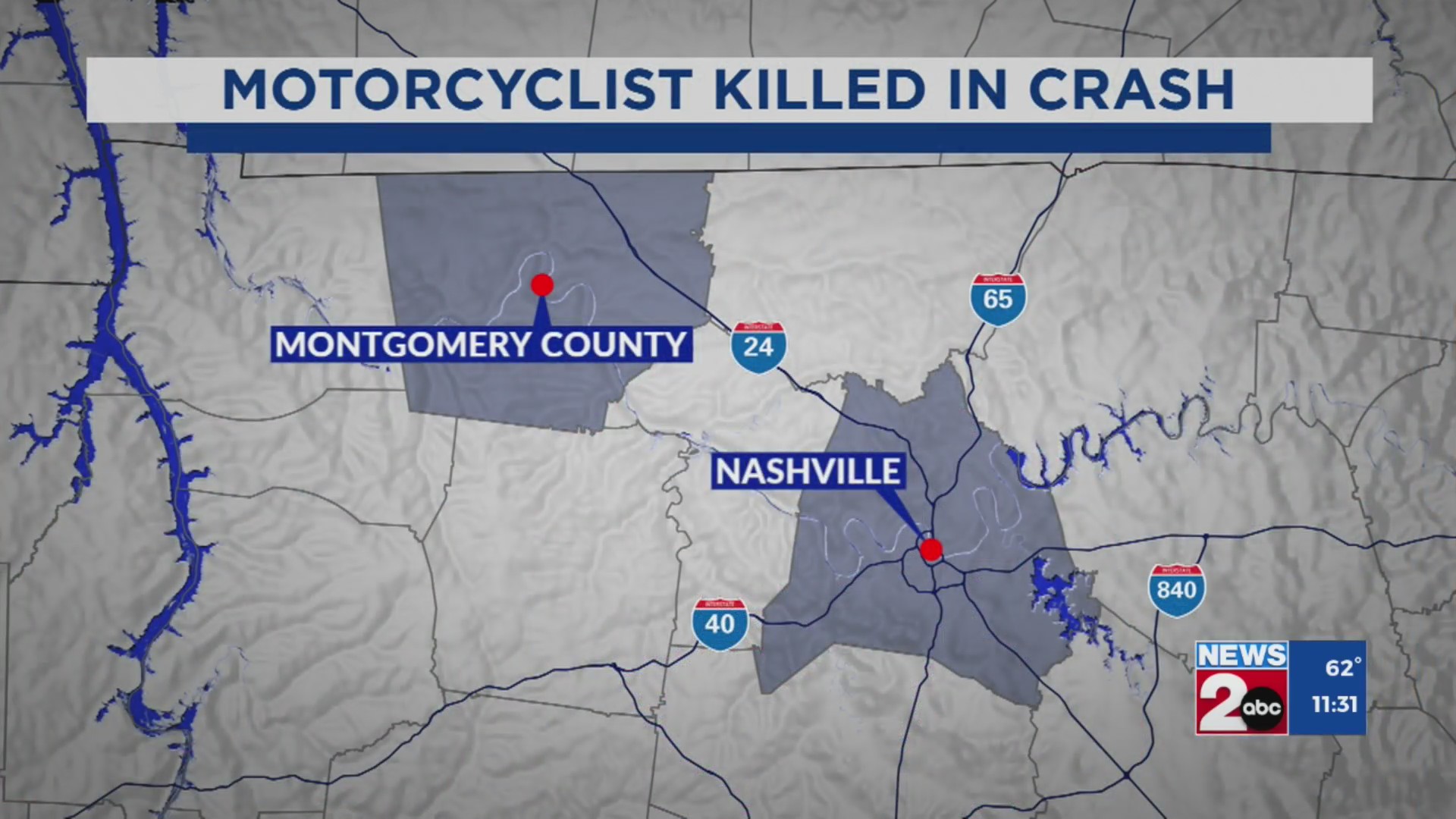 Teen killed in Clarksville motorcycle crash – WKRN News 2