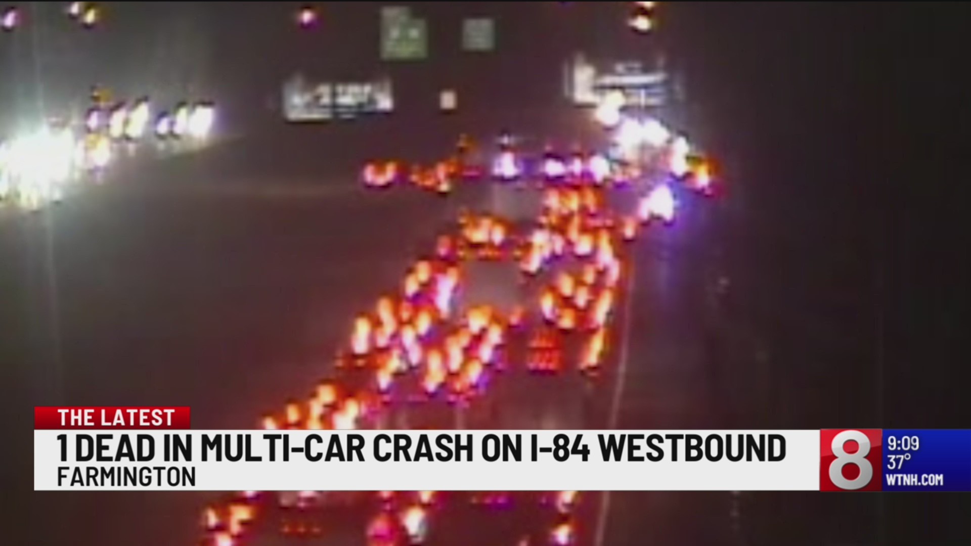 1 dead in crash on I-84 in Farmington – WTNH.com
