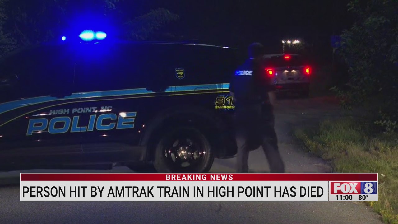 Man hit by Amtrak train in High Point has died – FOX8 WGHP