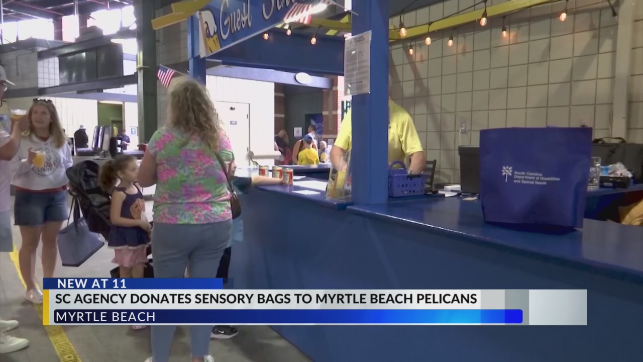 Myrtle Beach Pelicans offer sensory friendly bags during baseball games