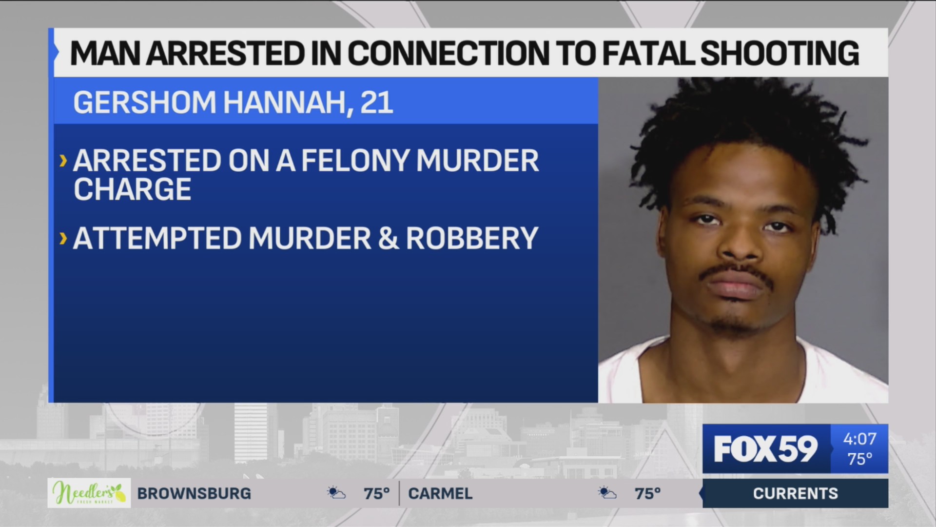 Man arrested after fatal shooting of 16-year-old in April – Fox 59