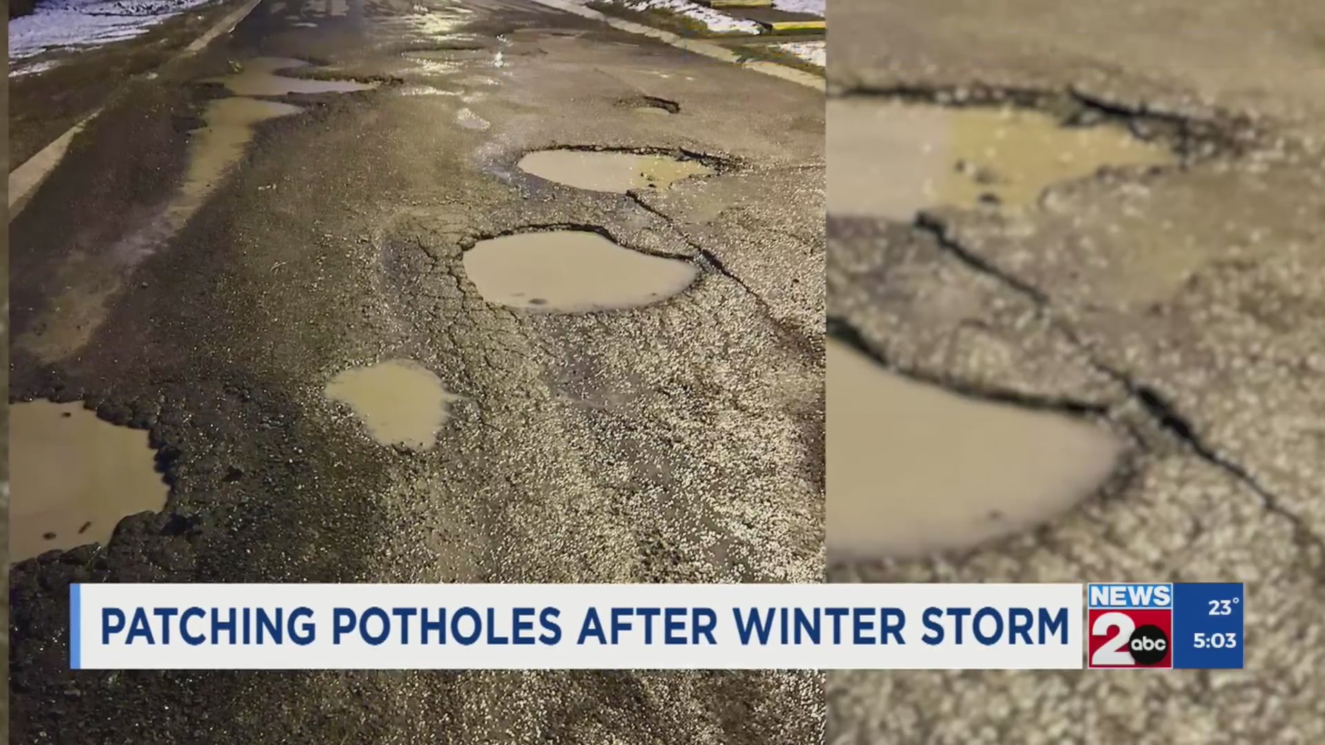 Crews to patch potholes following winter storm in Middle TN – WKRN News 2