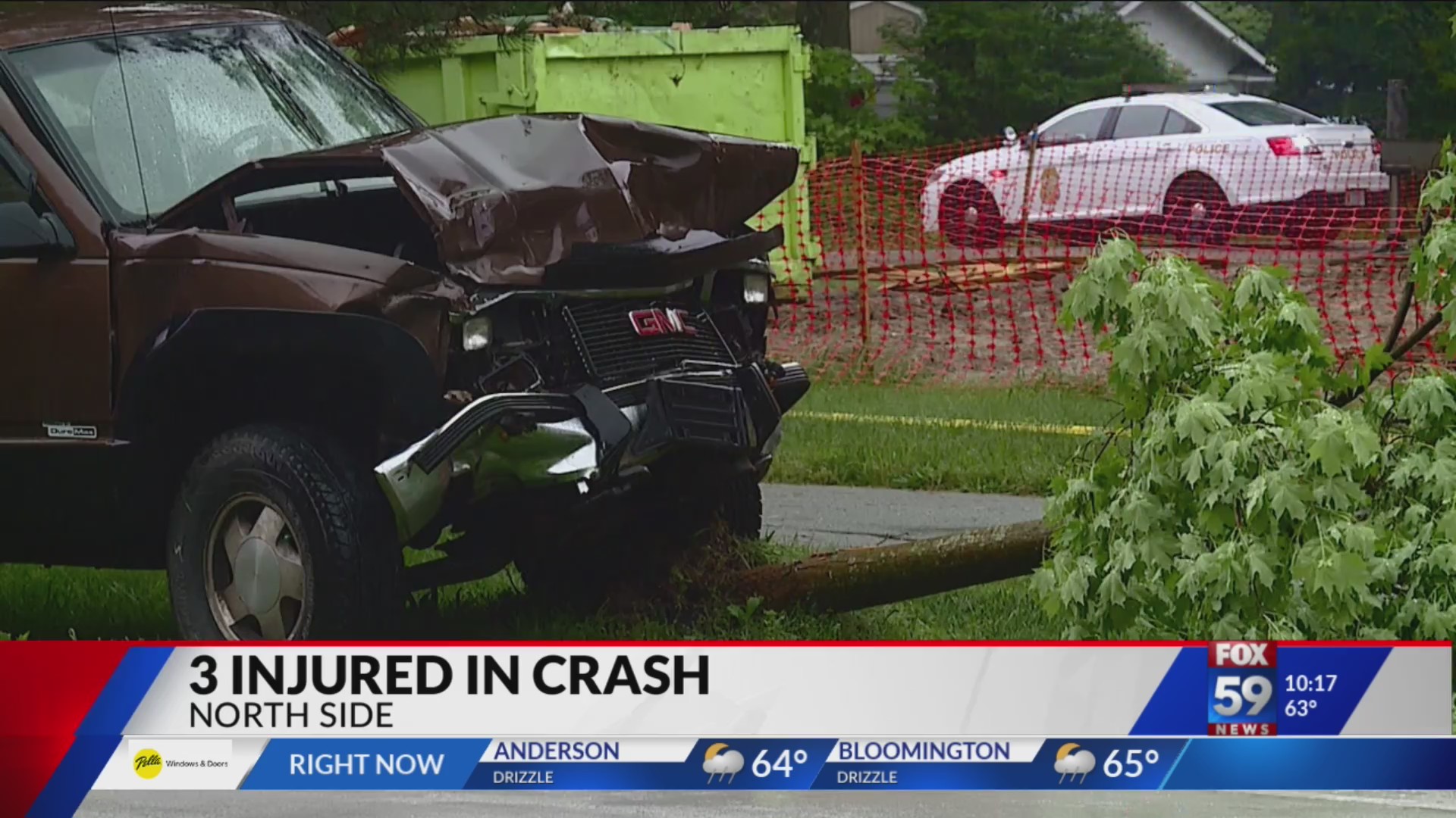 3 critically hurt in crash on Indy’s north side – Fox 59
