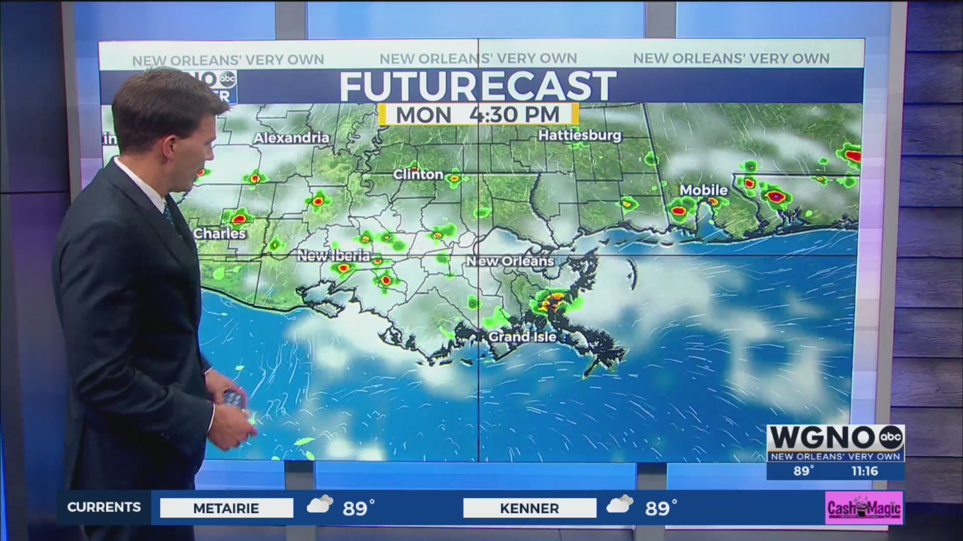 Showers popping up this afternoon and evening – WGNO