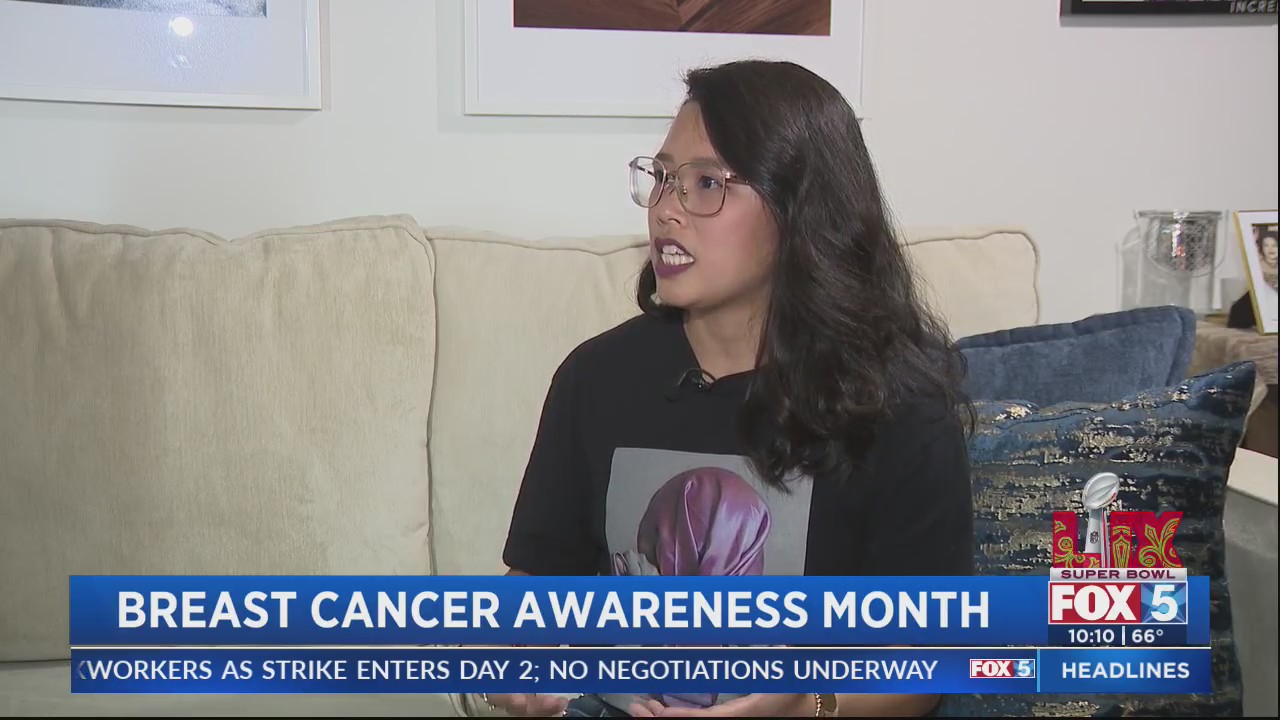 Young breast cancer survivor encourages others to seek support – FOX 5 ...