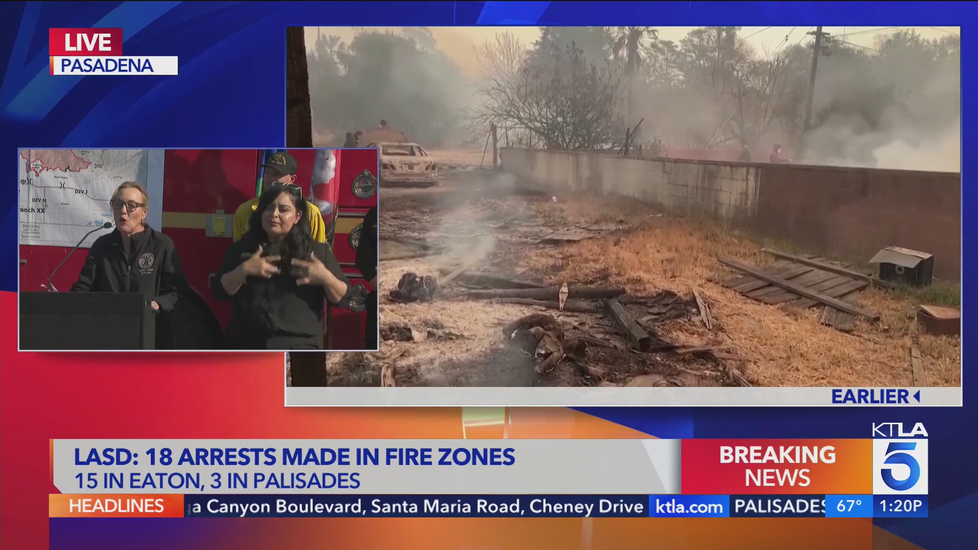 Officials provide latest update on Eaton Fire raging in Pasadena – KTLA